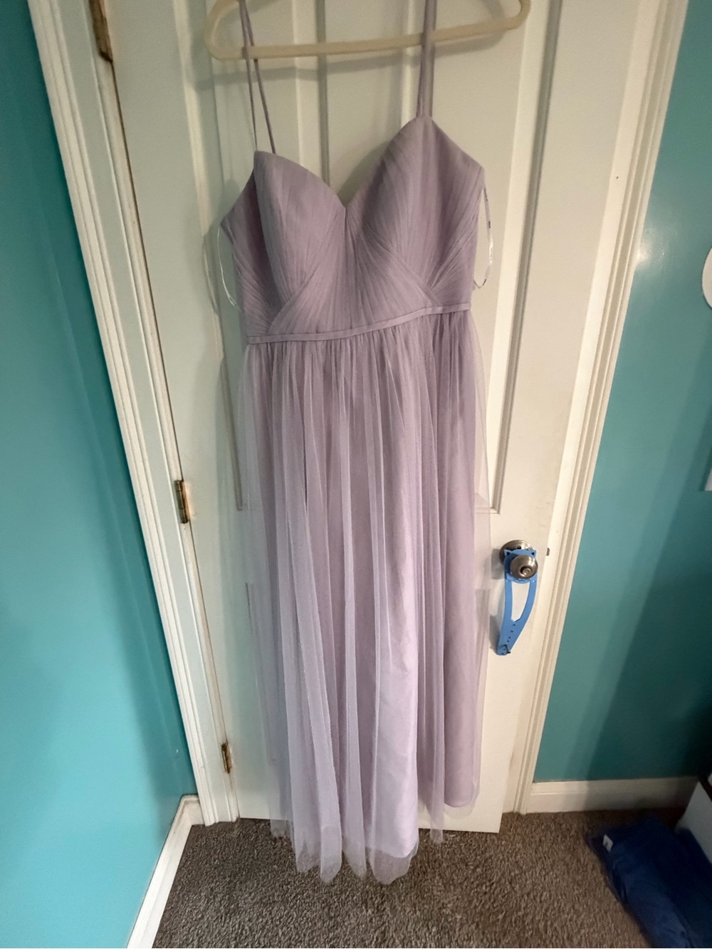 Wtoo Lilac Spaghetti Strap Tulle Dress